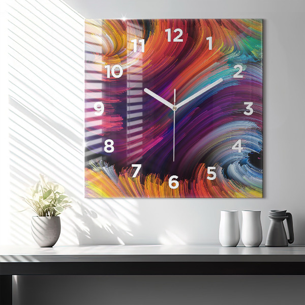 Orologio quadrato in vetro Sala dell'astrazione