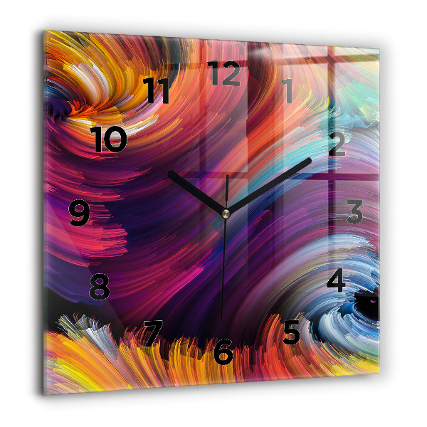 Orologio quadrato in vetro Sala dell'astrazione