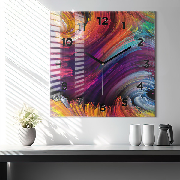 Orologio quadrato in vetro Sala dell'astrazione