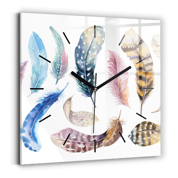 Orologio quadrato in vetro Illustrazione d'arte retrò