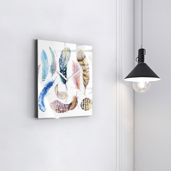 Orologio quadrato in vetro Illustrazione d'arte retrò