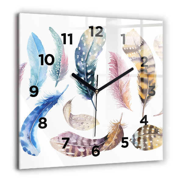 Orologio quadrato in vetro Illustrazione d'arte retrò