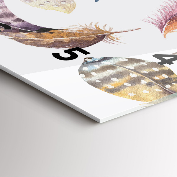 Orologio quadrato in vetro Illustrazione d'arte retrò