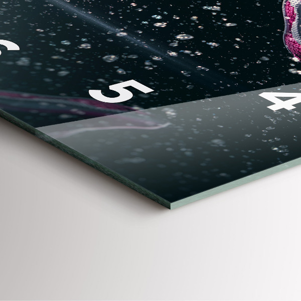 Orologio quadrato Stile di vita sano e corsa