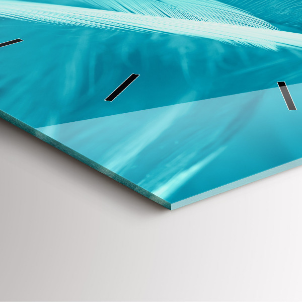 Orologio quadrato Verde turchese vintage