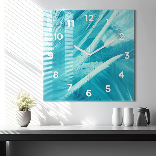 Orologio quadrato Verde turchese vintage