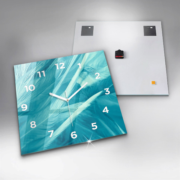 Orologio quadrato Verde turchese vintage