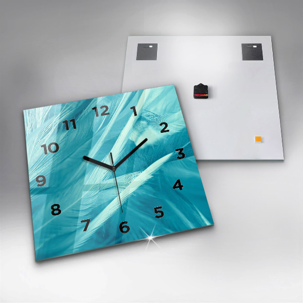 Orologio quadrato Verde turchese vintage