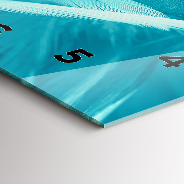 Orologio quadrato Verde turchese vintage