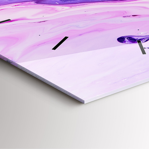 Orologio quadrato Sfondo colorato