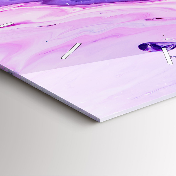 Orologio quadrato Sfondo colorato