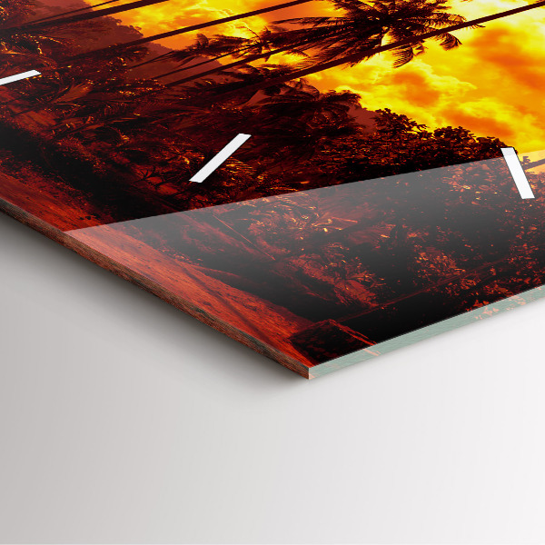 Orologio quadrato Thailandia Klong Prao Beach