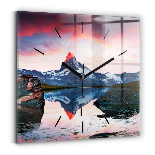 Orologio quadrato Stellisee lago Cervino