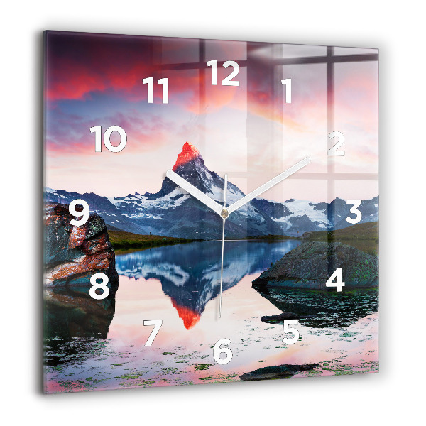 Orologio quadrato Stellisee lago Cervino