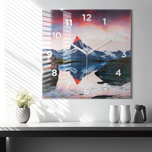 Orologio quadrato Stellisee lago Cervino