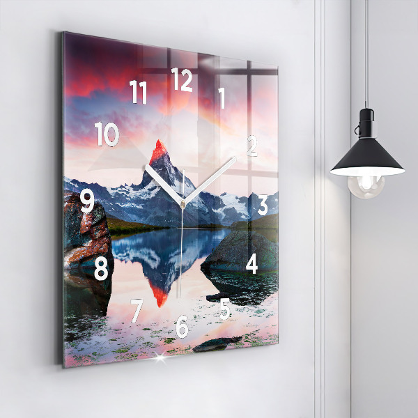 Orologio quadrato Stellisee lago Cervino