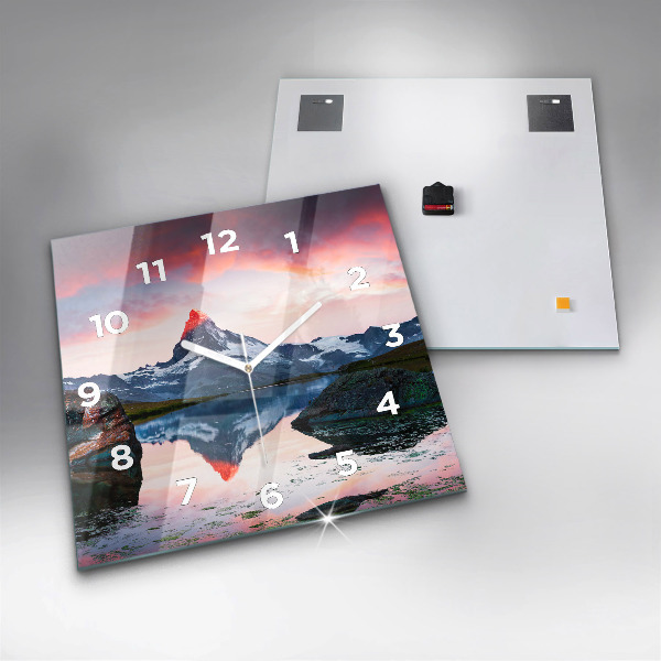 Orologio quadrato Stellisee lago Cervino