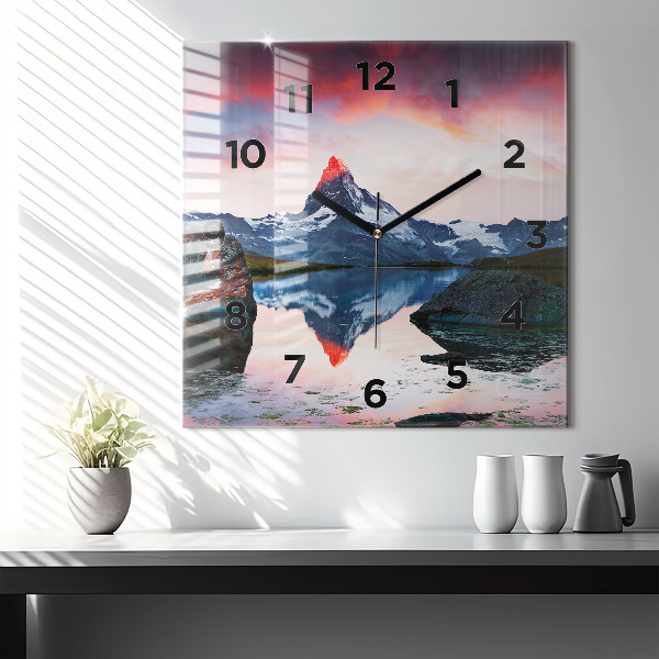 Orologio quadrato Stellisee lago Cervino