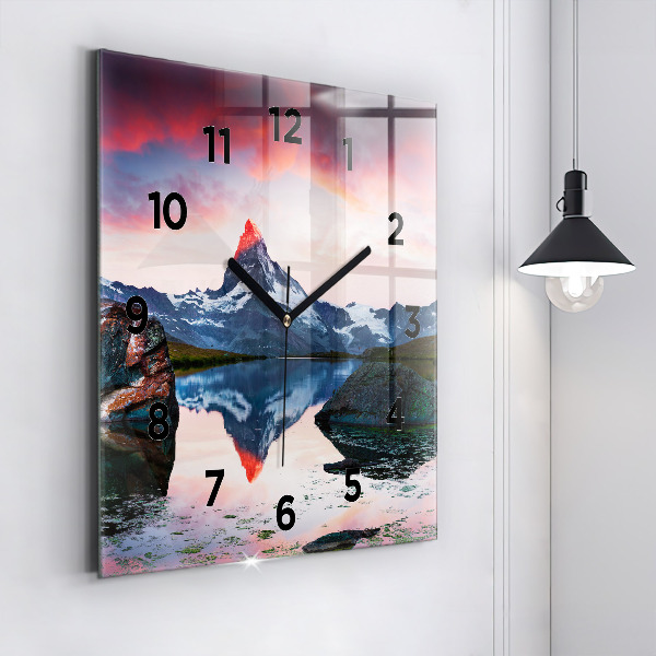 Orologio quadrato Stellisee lago Cervino