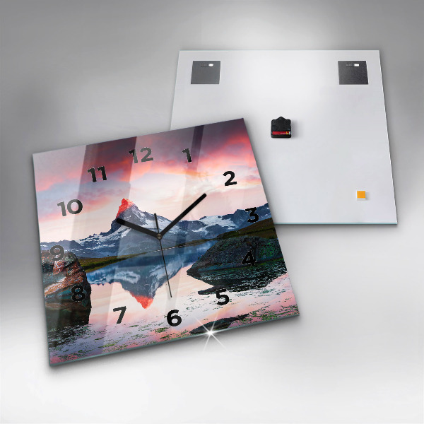 Orologio quadrato Stellisee lago Cervino