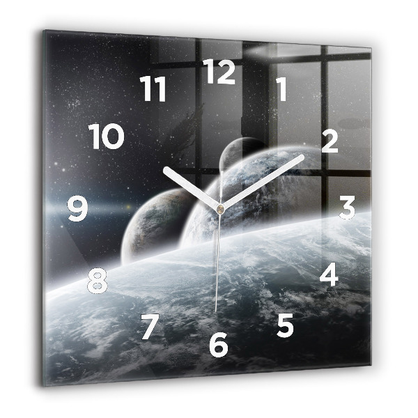 Orologio quadrato Spazio e pianeti