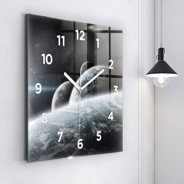 Orologio quadrato Spazio e pianeti