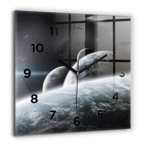 Orologio quadrato Spazio e pianeti