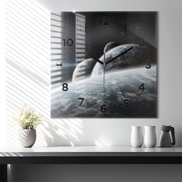 Orologio quadrato Spazio e pianeti