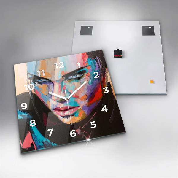 Orologio quadrato Ritratto di una donna
