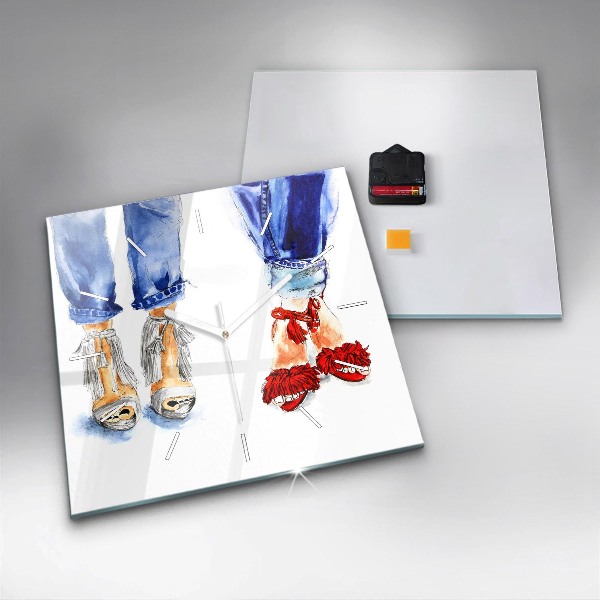 Orologio quadrato Tacchi alti da donna