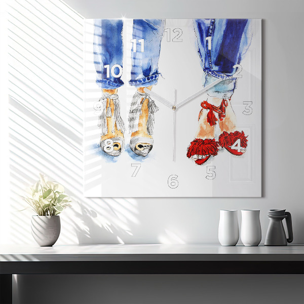 Orologio quadrato Tacchi alti da donna