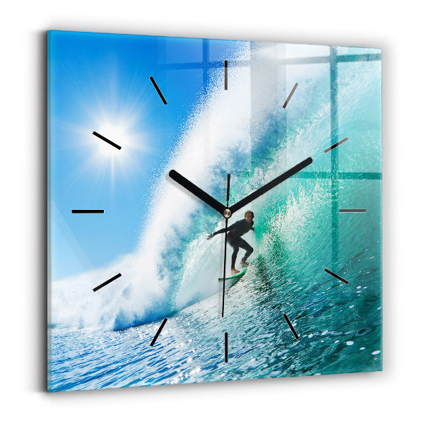 Orologio quadrato Surf alle Hawaii