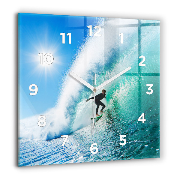 Orologio quadrato Surf alle Hawaii