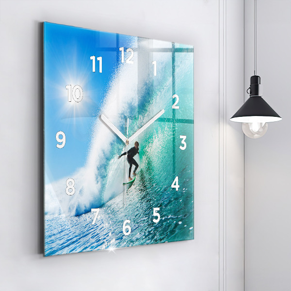 Orologio quadrato Surf alle Hawaii