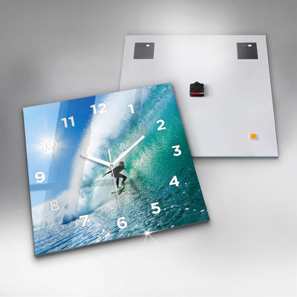 Orologio quadrato Surf alle Hawaii