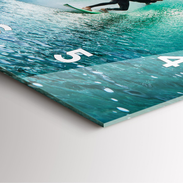 Orologio quadrato Surf alle Hawaii