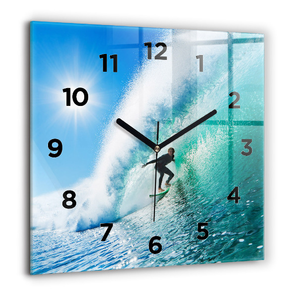 Orologio quadrato Surf alle Hawaii
