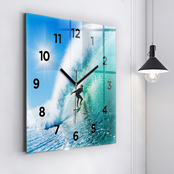 Orologio quadrato Surf alle Hawaii