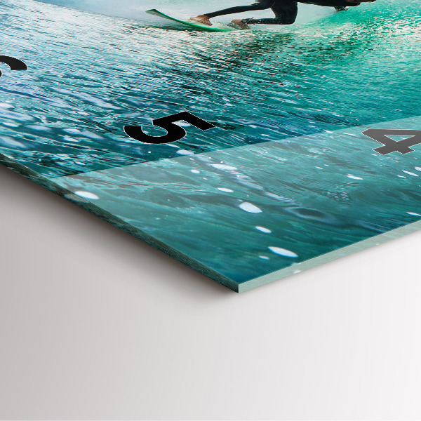 Orologio quadrato Surf alle Hawaii