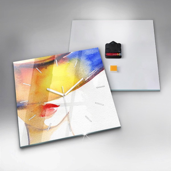 Orologio quadrato Donna con cappello