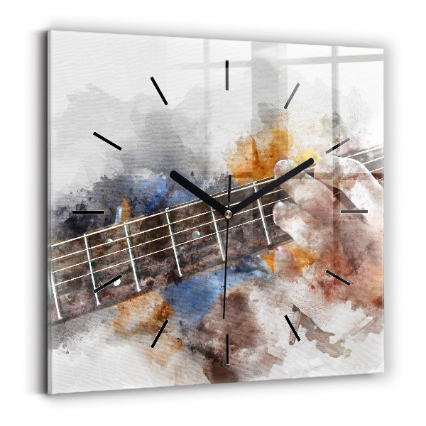Orologio quadrato Grafica per chitarra