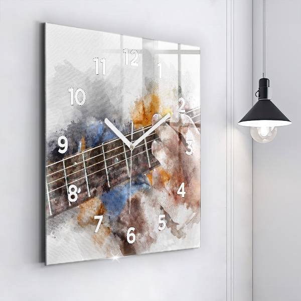 Orologio quadrato Grafica per chitarra