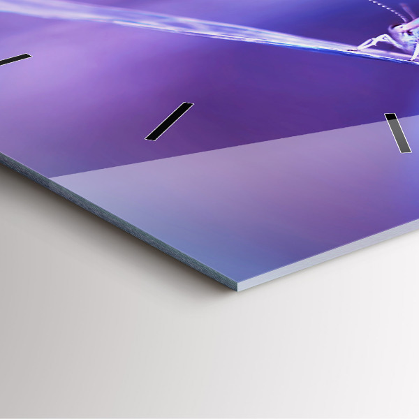 Orologio quadrato Farfalla sull'erba