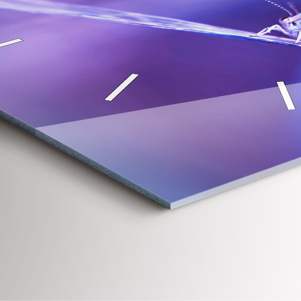 Orologio quadrato Farfalla sull'erba