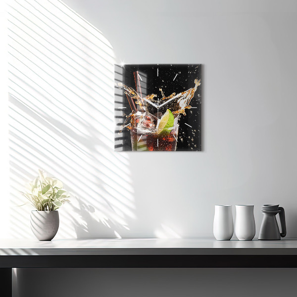 Orologio quadrato Bere con ghiaccio