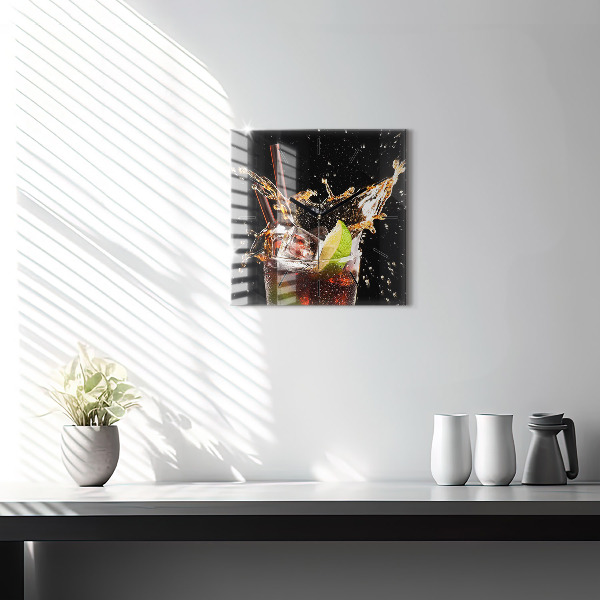 Orologio quadrato Bere con ghiaccio