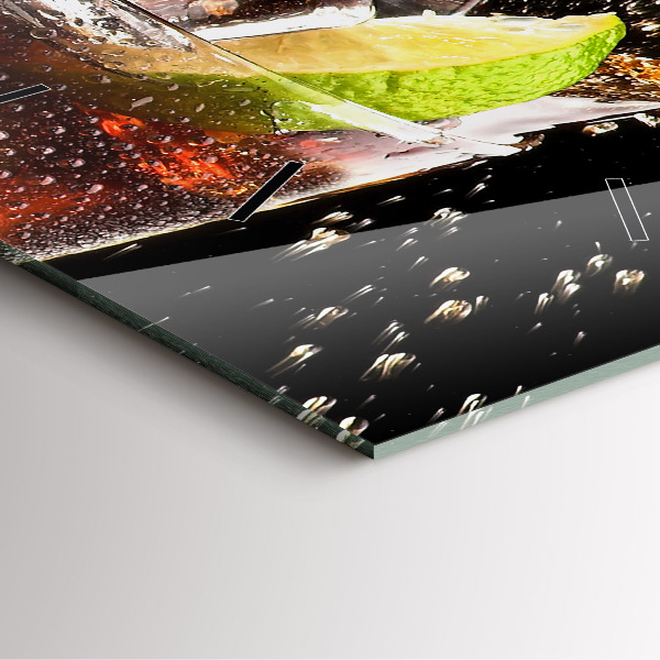 Orologio quadrato Bere con ghiaccio