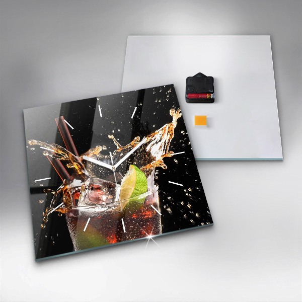 Orologio quadrato Bere con ghiaccio