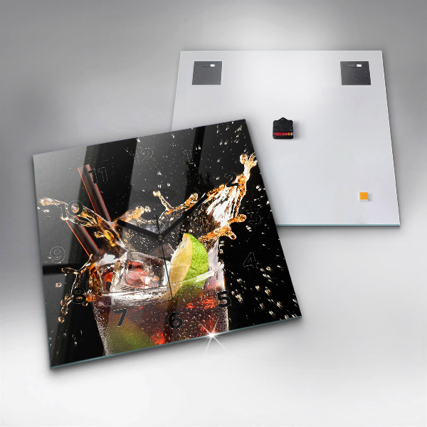 Orologio quadrato Bere con ghiaccio