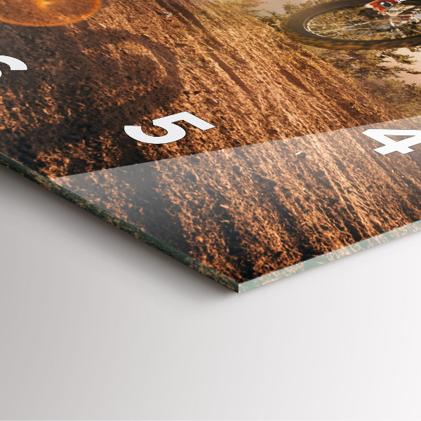 Orologio quadrato Uomo in motocicletta